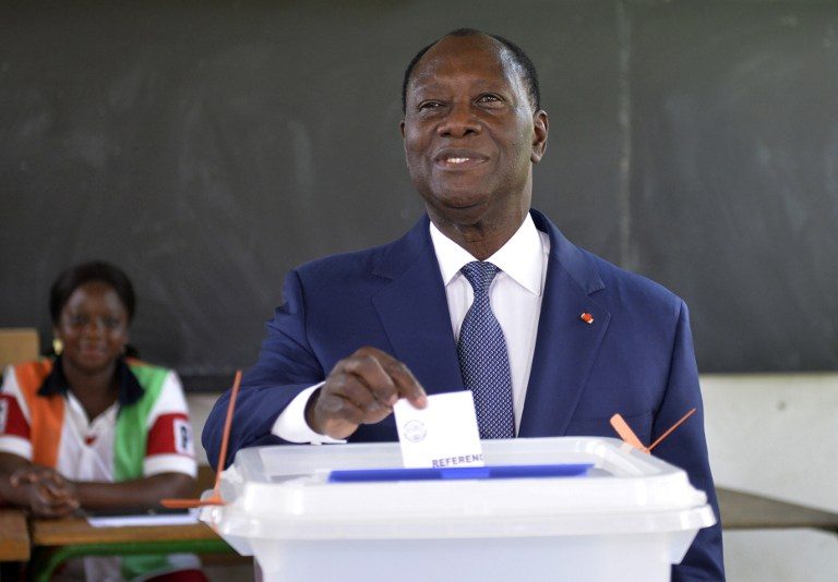 Scuffles as Ivory Coast votes on divisive constitution