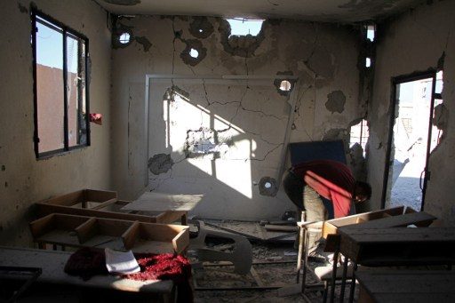 Russia denies role in bloody strike on Syria school