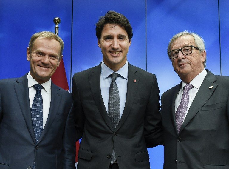 EU, Canada sign delayed trade deal