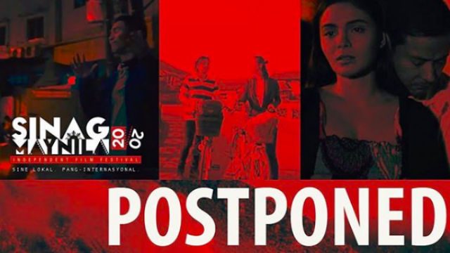 Sinag Maynila postpones film festival due to coronavirus threat