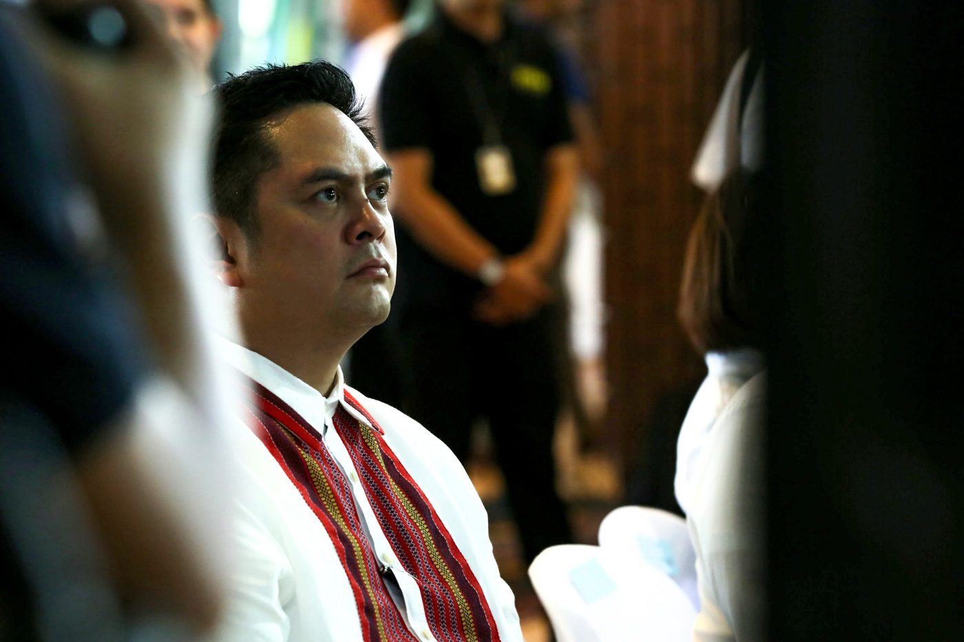 ACCESS AND RESPONSIBILITY. PCOO chief Martin Andanar attends a forum where bloggers voice their opposition to restrictions in PCOO's draft social media policy. Malacañang file photo 