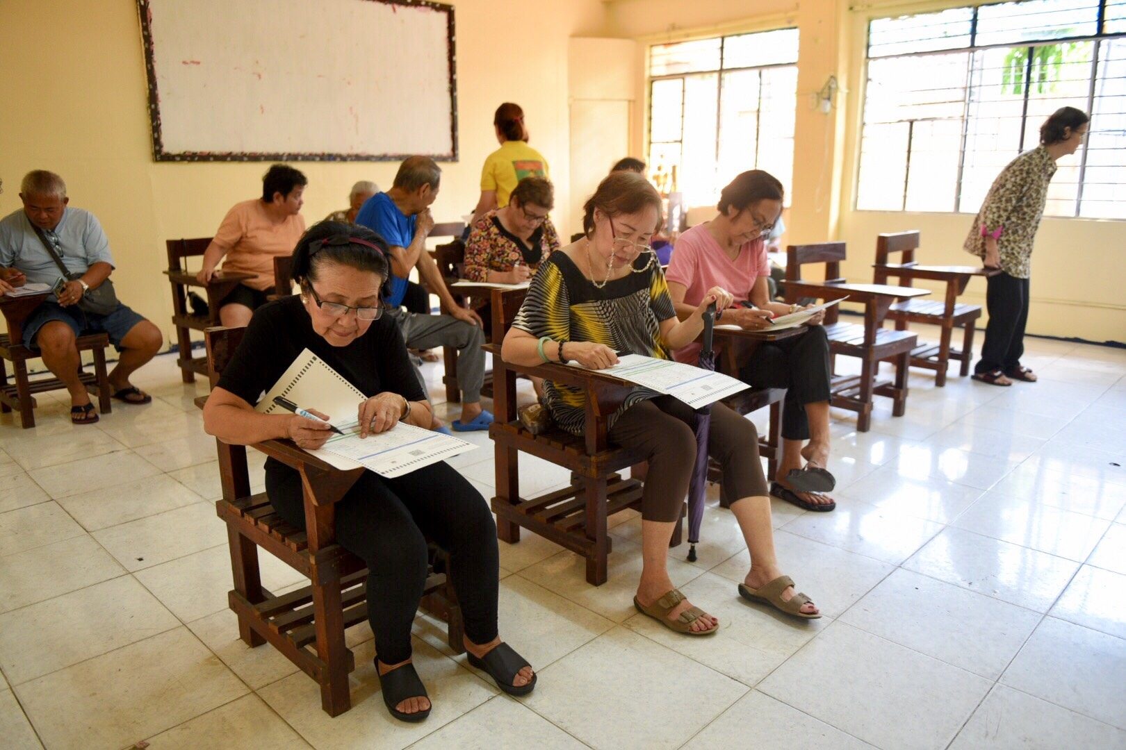 IN PHOTOS: Senior citizens, PWDs vote in accessible polling places