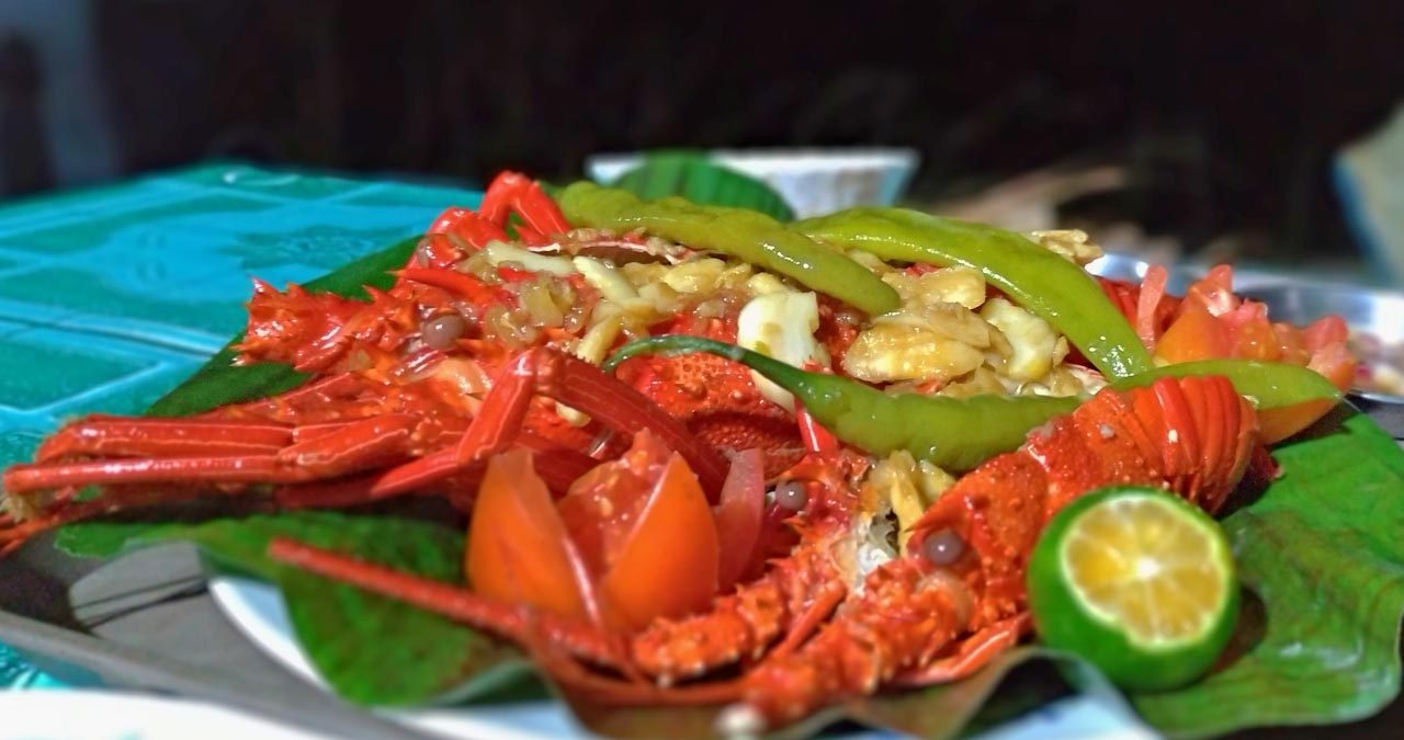 GINATAANG LOBSTER. Photo courtesy of Laurie Mae Gucilatar 