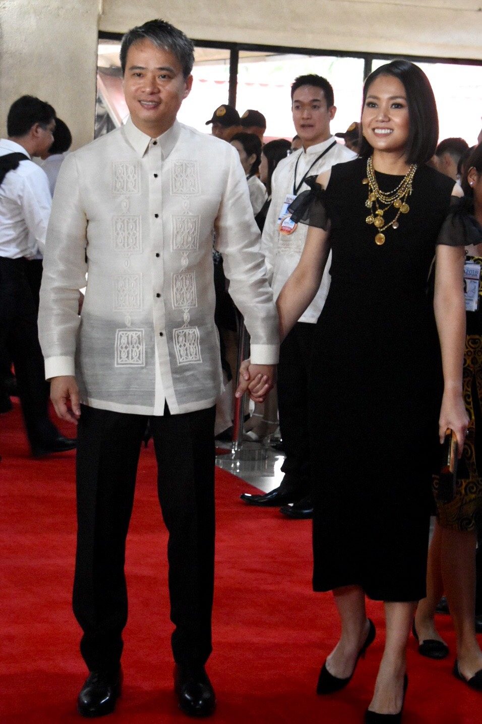 Senator Joel Villanueva and wife Gladys. 