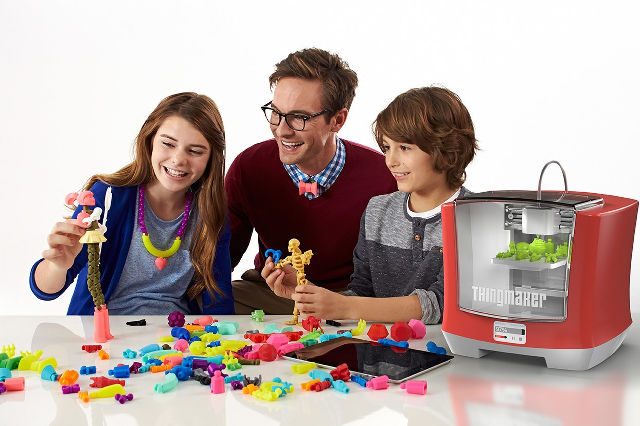 START 'EM YOUNG. Mattel's ThingMaker allows kids to 3D print their own toys. Image from Mattel     