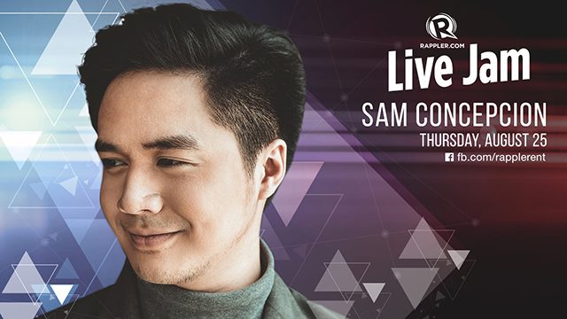 [WATCH] Rappler Live Jam: Sam Concepcion