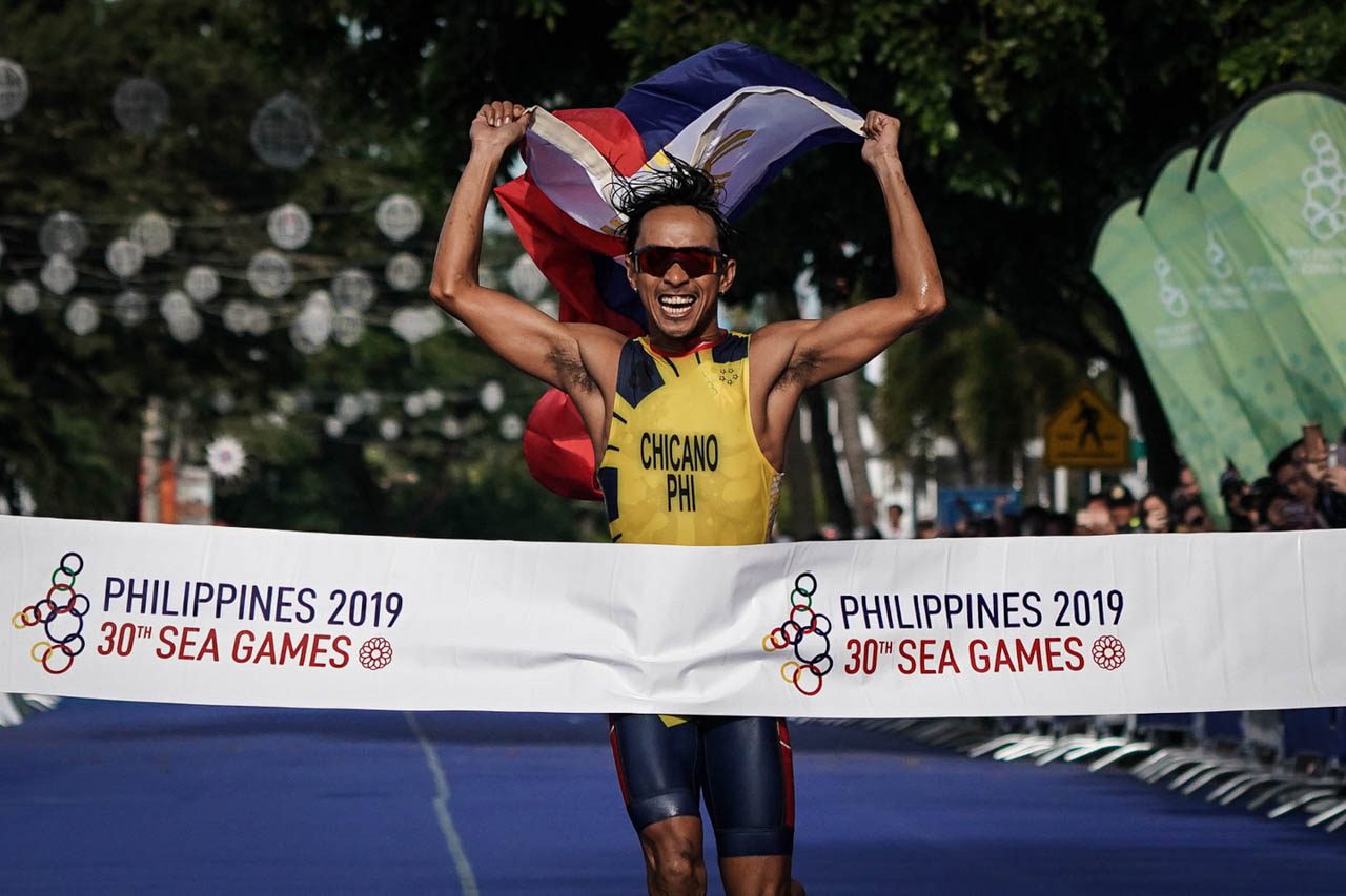 Chicano dominates SEA Games 2019 triathlon, bags 1st PH gold