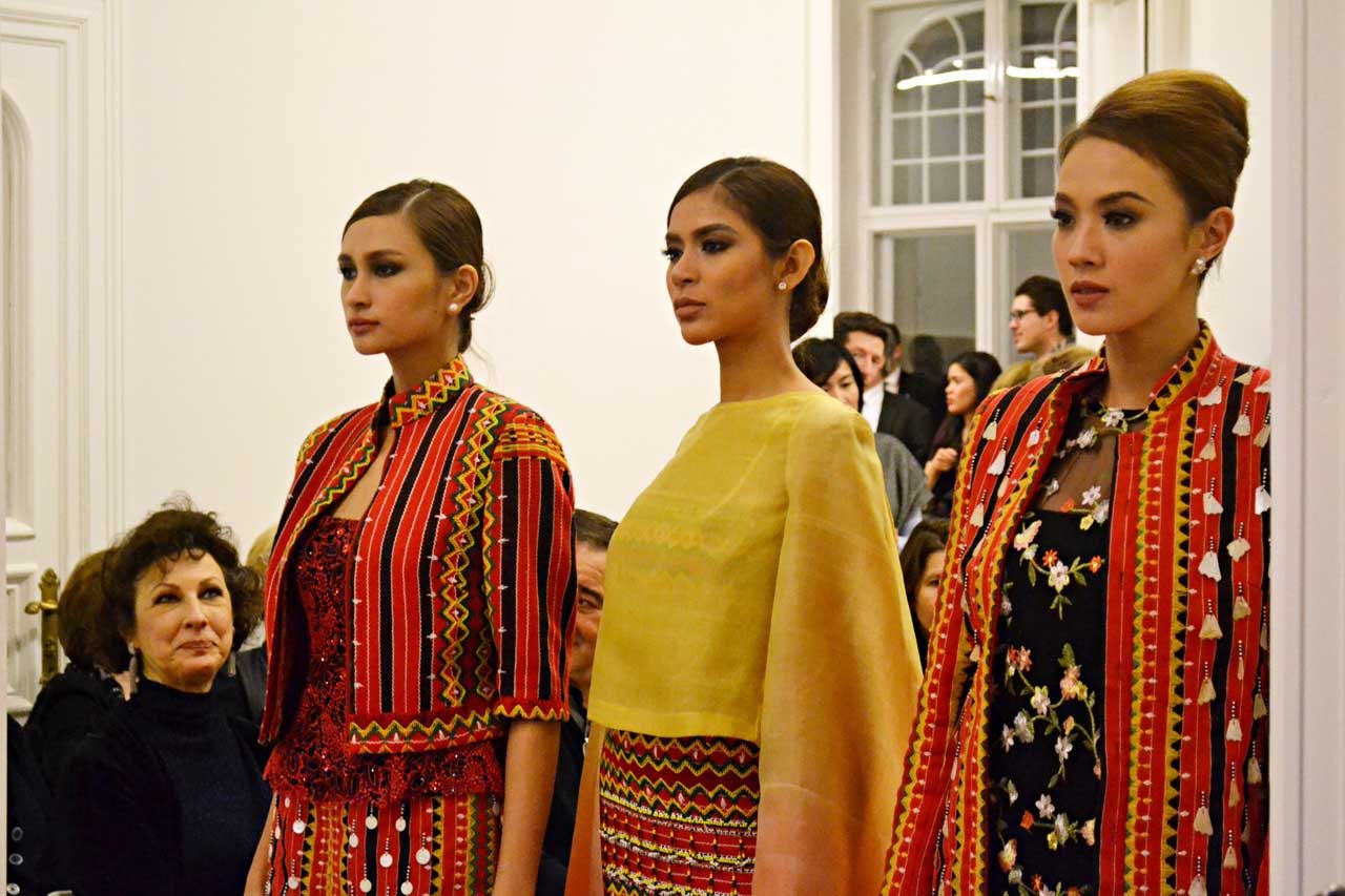 NORTHERN FLAIR. The Igorot fabric was a crowd favourite. 