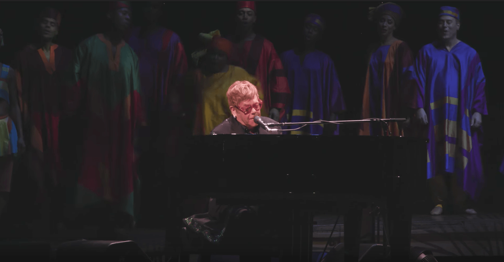 WATCH: Elton John surprises guests at ‘Lion King’ anniversary celebration