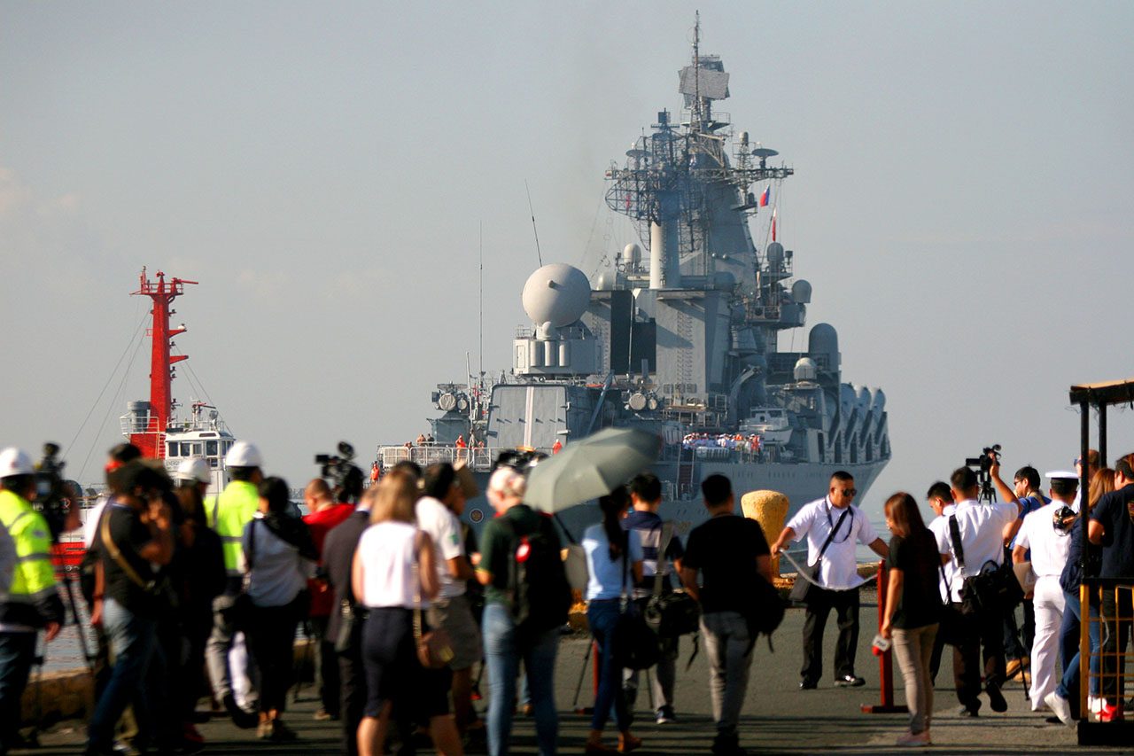 IN PHOTOS: Russian vessels visit Philippines as 2019 begins