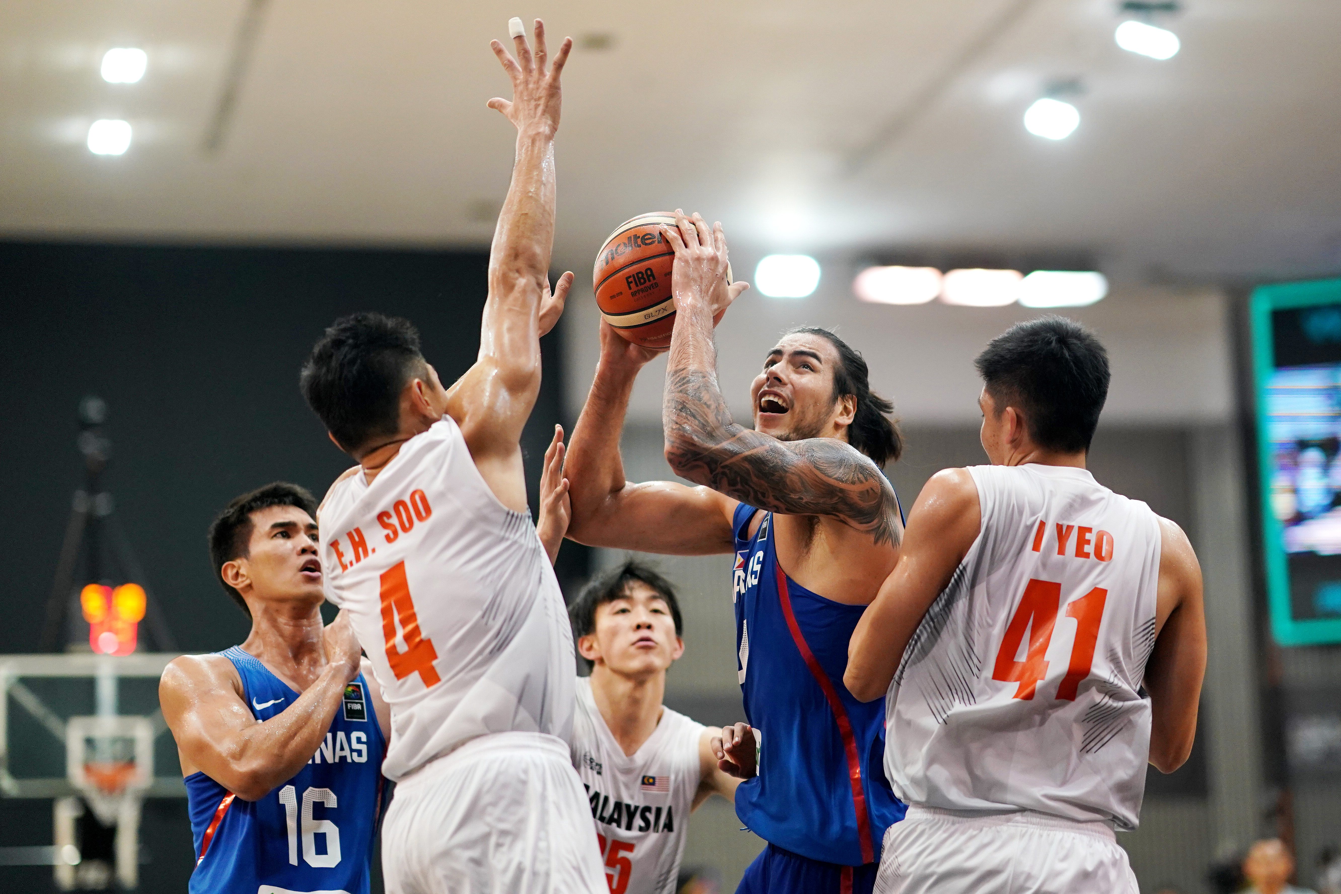 Christian Standhardinger makes his move close to the rim. Photo by PSC-POC media 