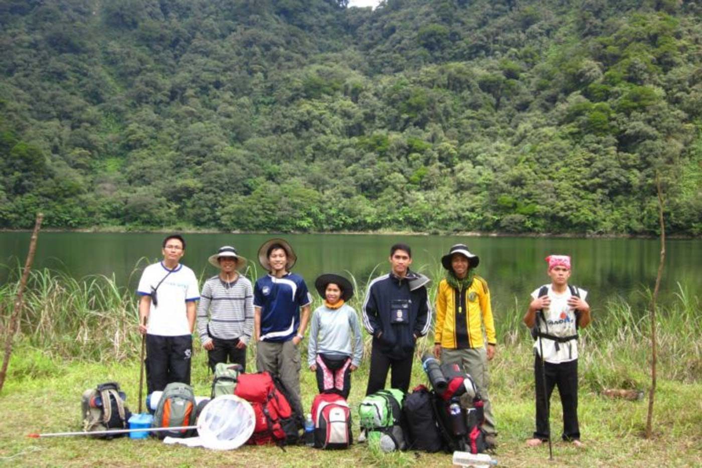 'REDISCOVERY.' Jade Badon's group during the 2012 trek to Mount Talinis. Image by Patrick Fortunato 