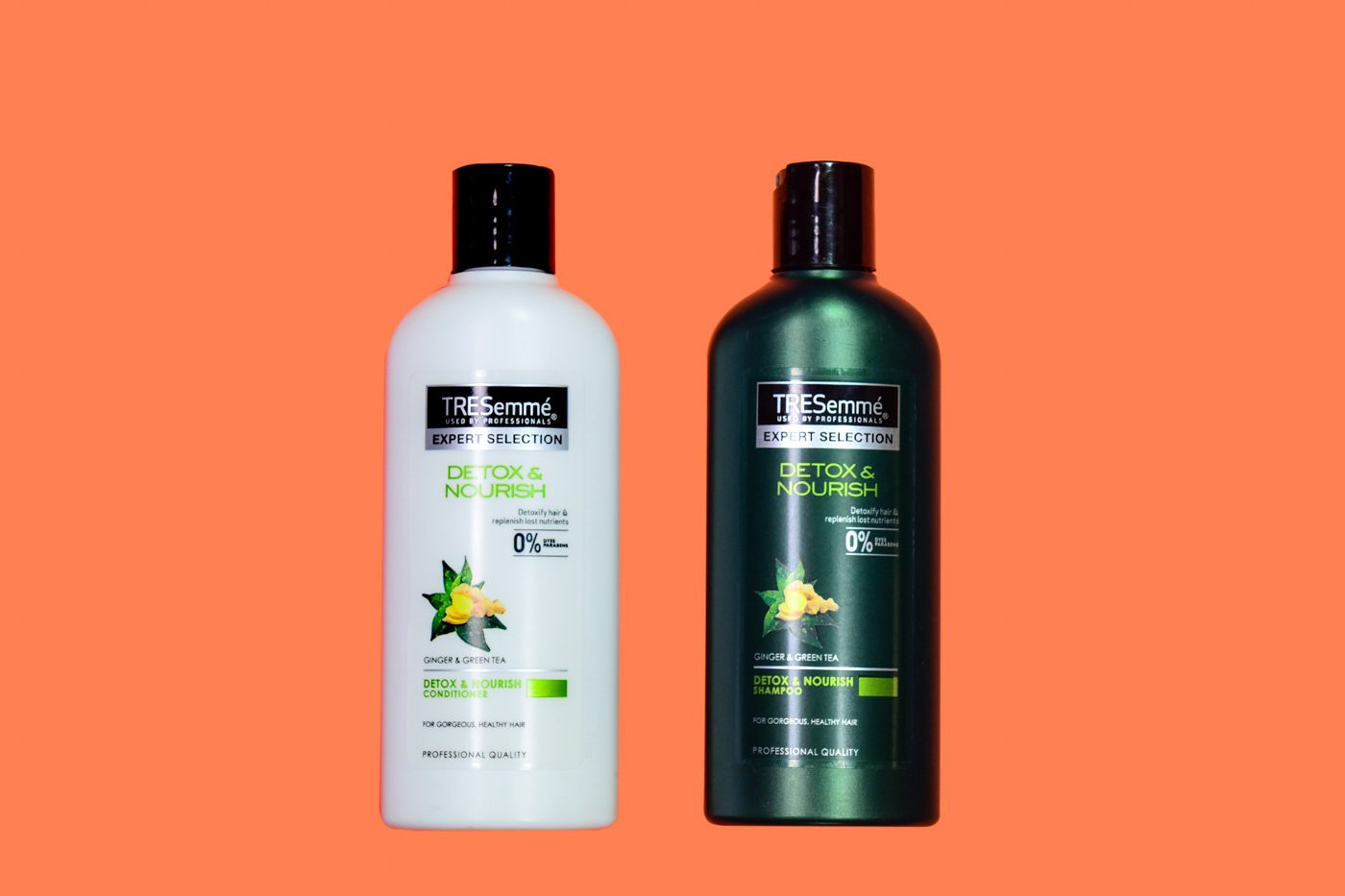 Tresemme Detox and Nourish shampoo (P120 for 170 ml) and conditioner (P125 for 170 ml) from Zalora.com. Photo by Alecs Ongcal/Rappler 