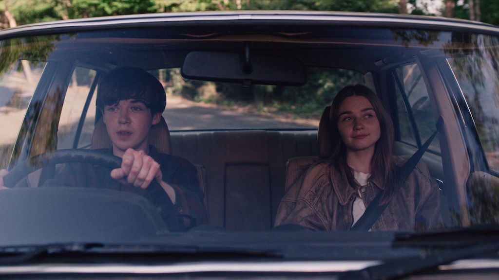 JAMES AND ALYSSA. The two characters at the center of the story are brought to life by Alex Lawther and Jessica Barden. Photo courtesy of Netflix 