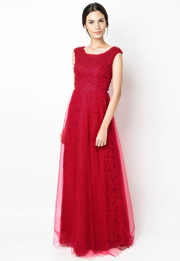 Red chalice dress by Bellabianca (P6,399) from zalora.com 