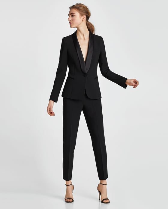 Tuxedo style blazer (P3,995) from zara.com 