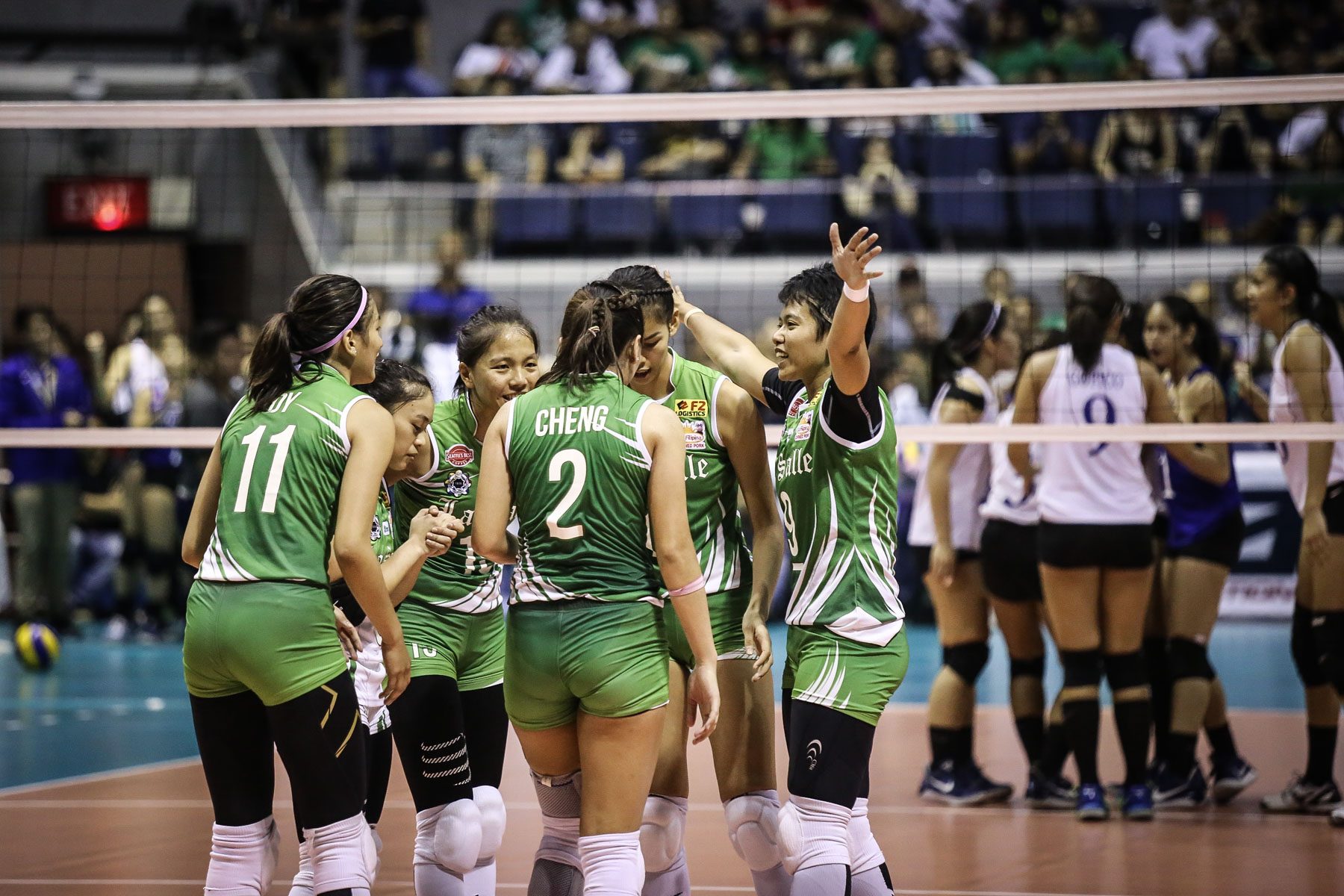 DLSU Lady Spikers outlast Ateneo Lady Eagles to ﻿﻿take Game 1 of UAAP Finals