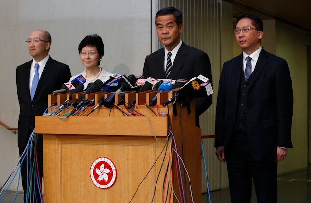 Hong Kong leader assails ‘uncivilized’ critics
