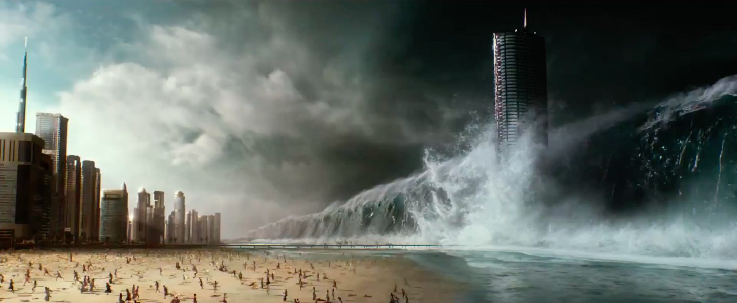 GEOSTORM. The film shows parts of the world being destroyed by extreme weather. Photo courtesy of Warner Bros. Pictures 