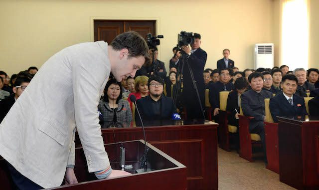 North Korea says U.S. student released ‘on humanitarian grounds’