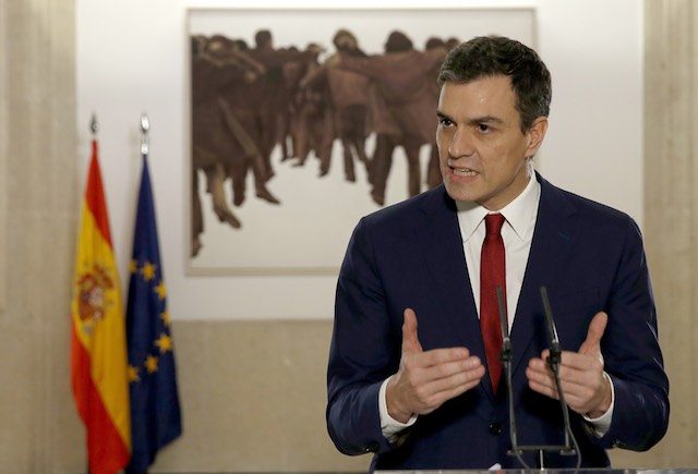 Socialist chief faces hostile lawmakers in bid to lead Spain