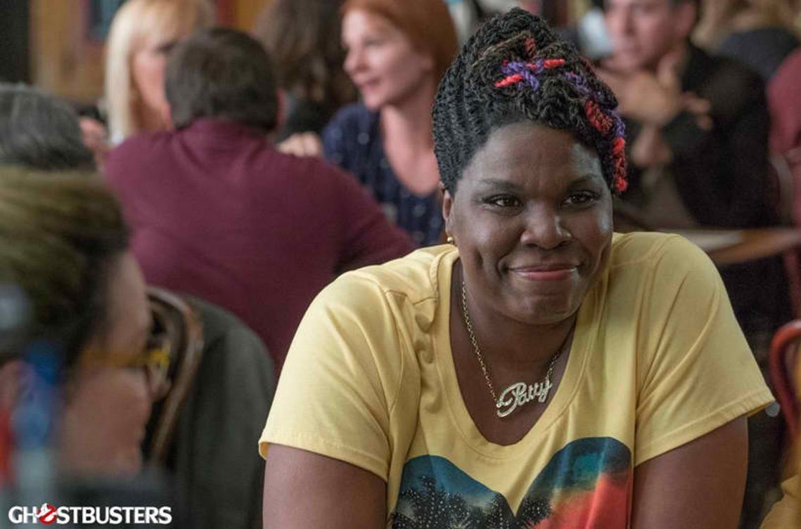 LESLIE JONES. Leslie Jones as Patty Tolan in 'Ghostbusters.' Photo courtesy of Columbia Pictures  