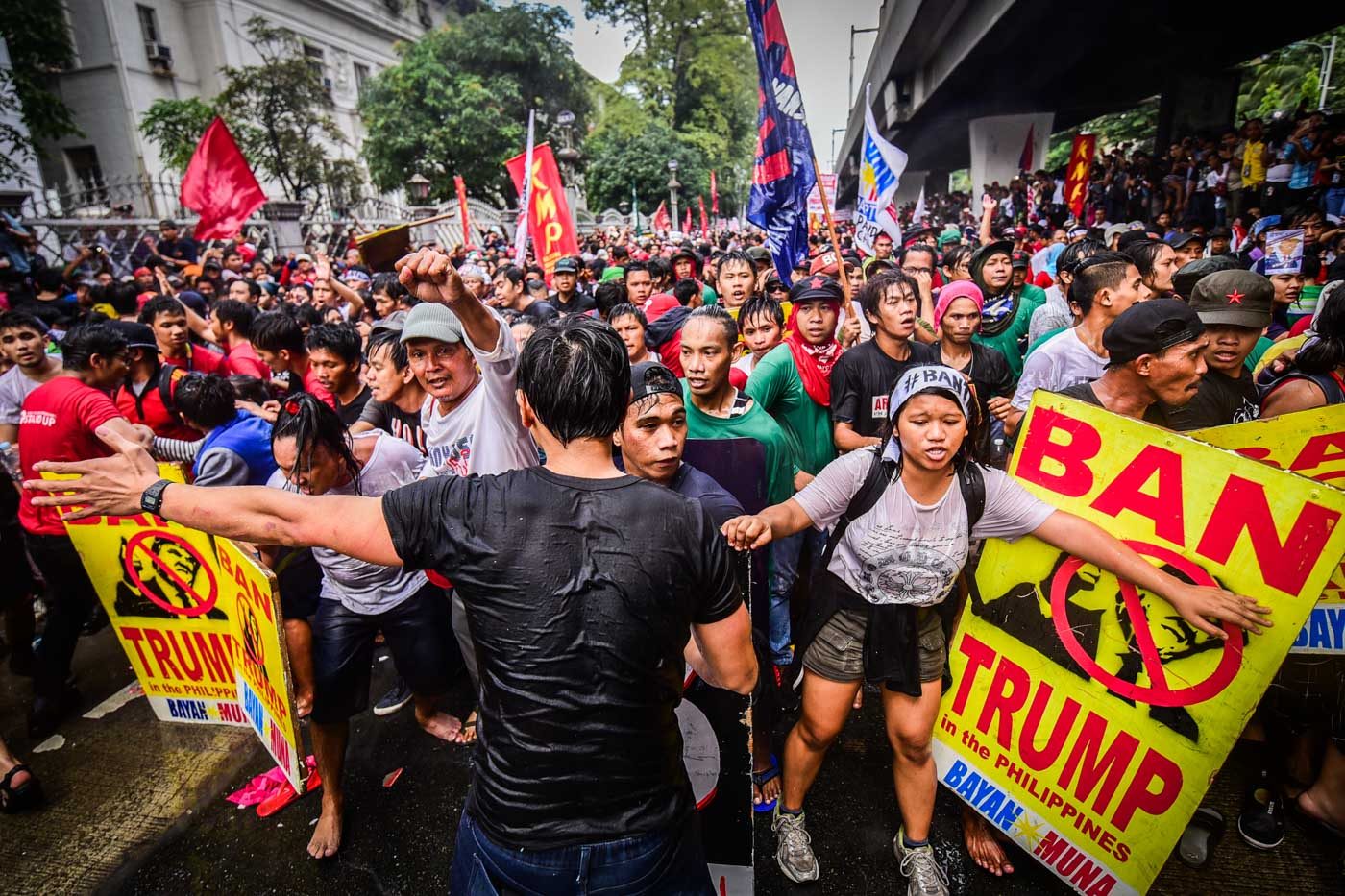 BIGGEST. At least 2,000 protesters join the November 13 rally along Taft Avenue as the ASEAN 2017 Summit officially opens a few kilometers away. Photo by Alecs Ongcal/Rappler  
