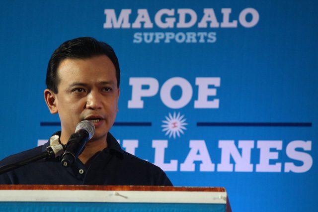Binay camp: Trillanes is ‘entitled to his delusions’