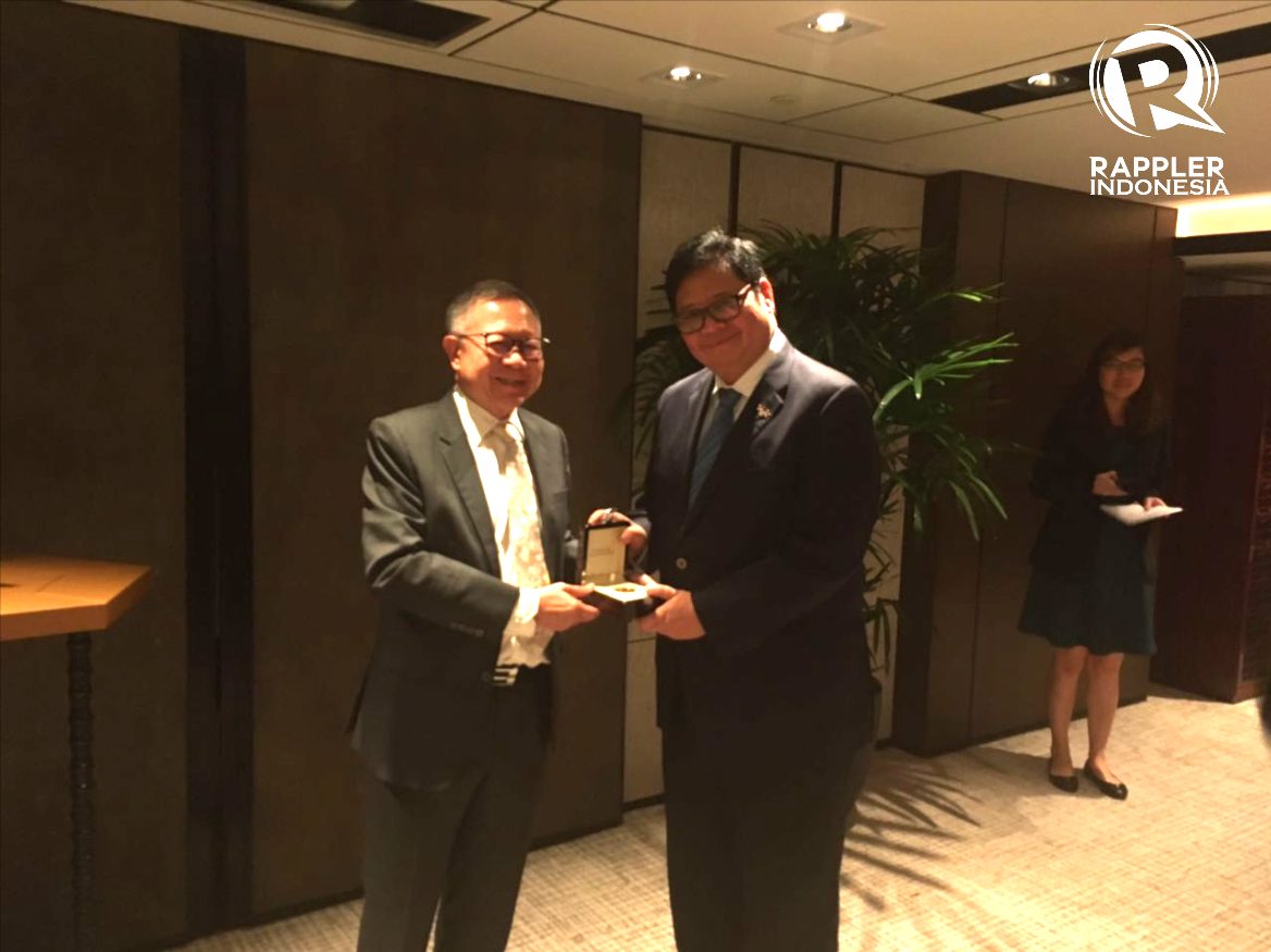 Menteri Airlangga diganjar Penghargaan Lee Kuan Yew Exchange Fellowship