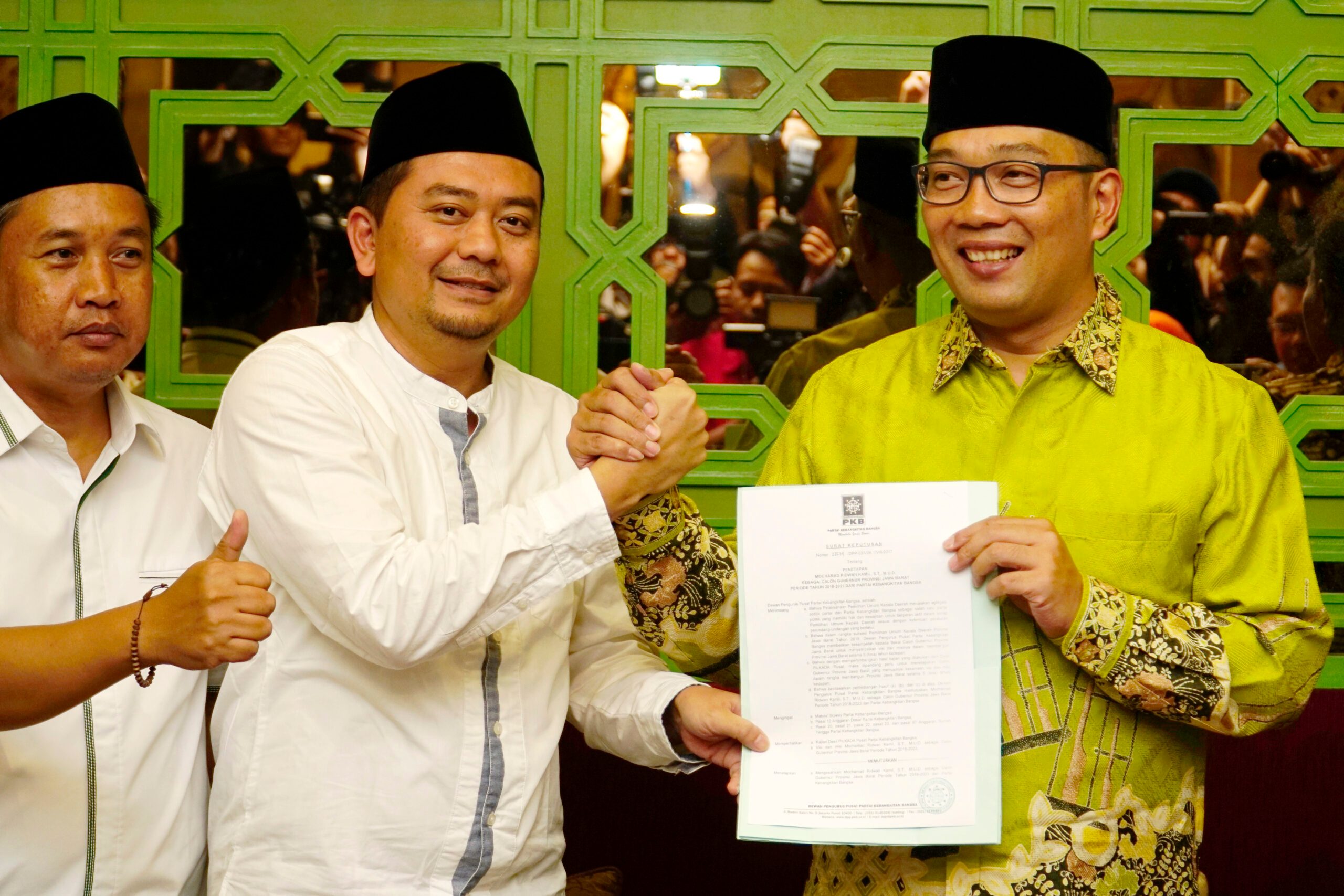 PKB resmi usung Ridwan Kamil sebagai cagub dalam Pilkada 2018