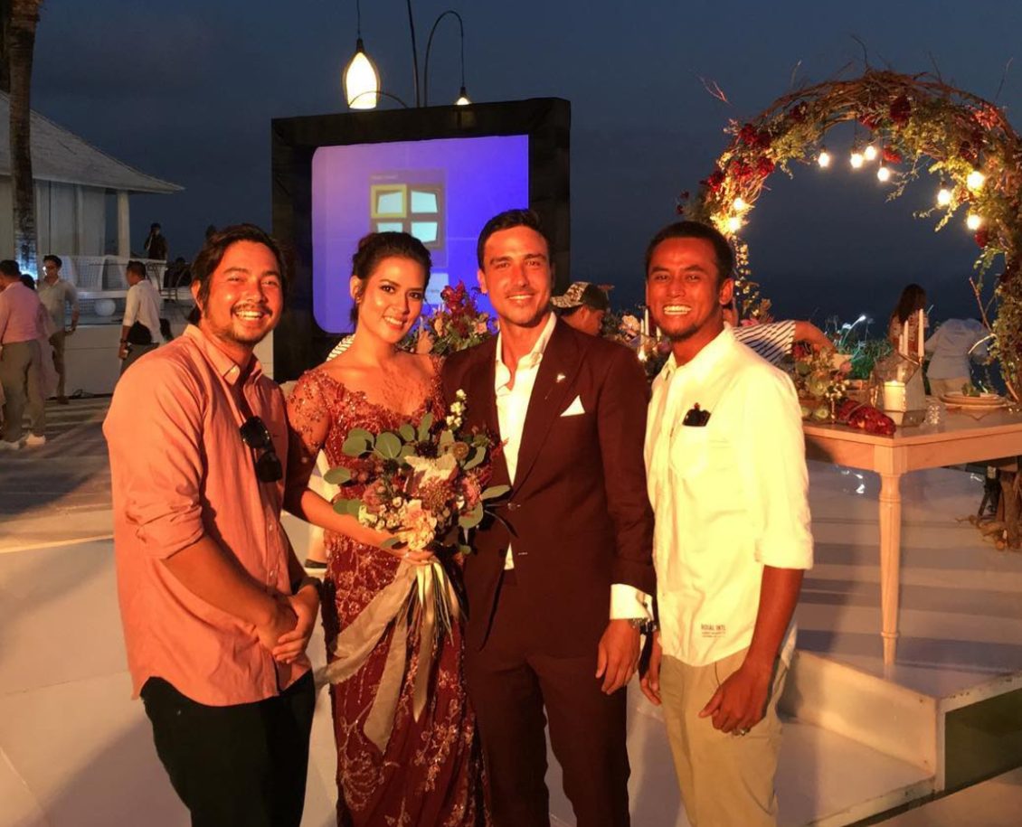 FOTO: Resepsi pernikahan Raisa dan Hamish Daud di Bali