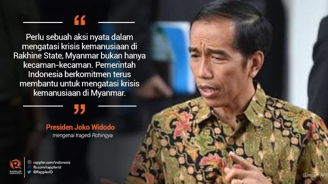 Presiden Jokowi soal isu Rohingya: Perlu aksi nyata bukan kecaman