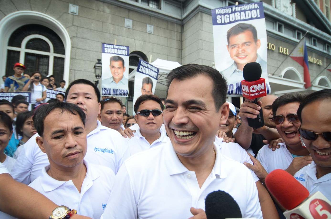 Manila Vice Mayor Isko Moreno runs for senator