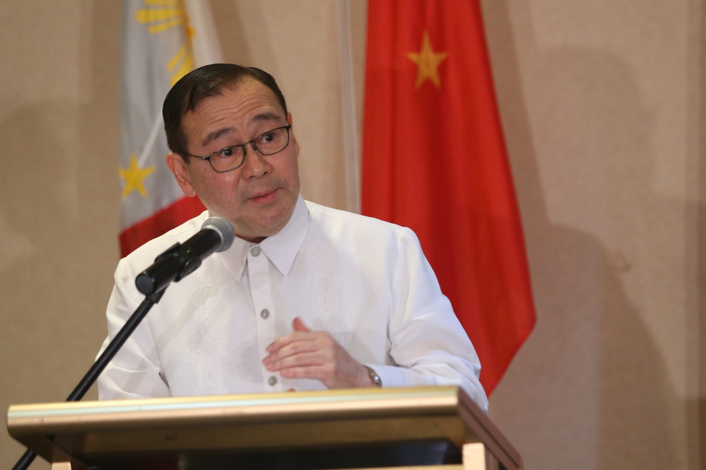 Locsin questions U.S., excuses China over Philippine boat