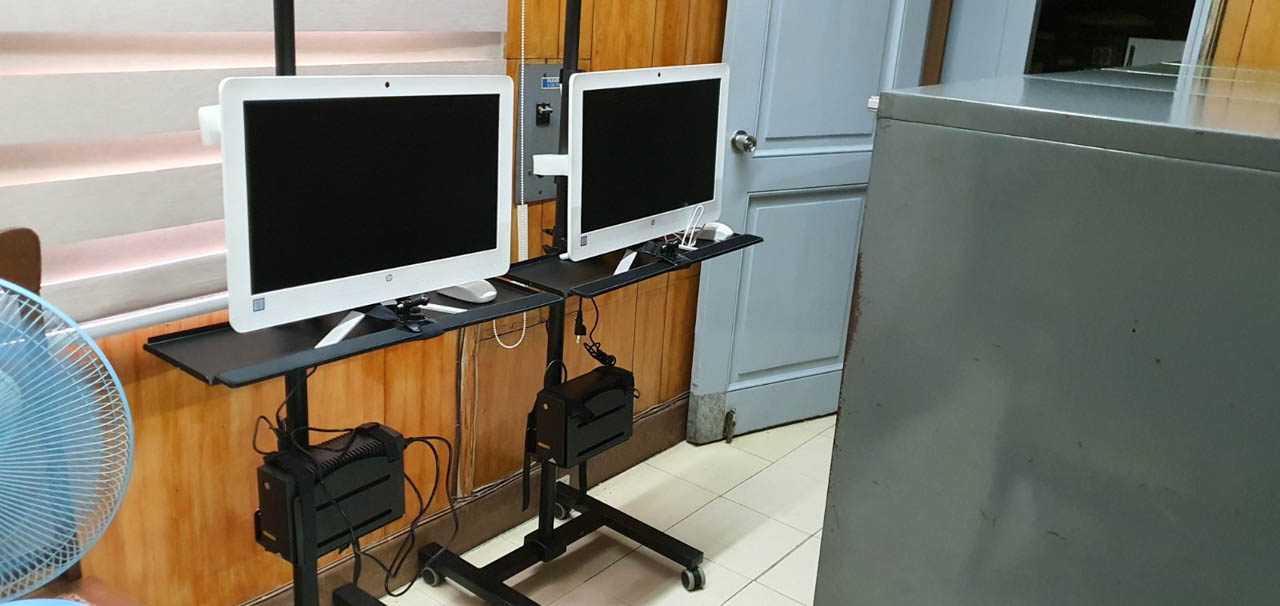 TELEPRESENCE. Telepresence device connects frontliners their patients. Photo from DOST-PCHRD. 