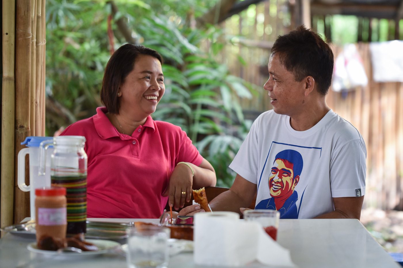 TOGETHER. Ronnie Abeto worked for 25 years in Saudi Arabia. Photo by LeAnne Jazul/Rappler   