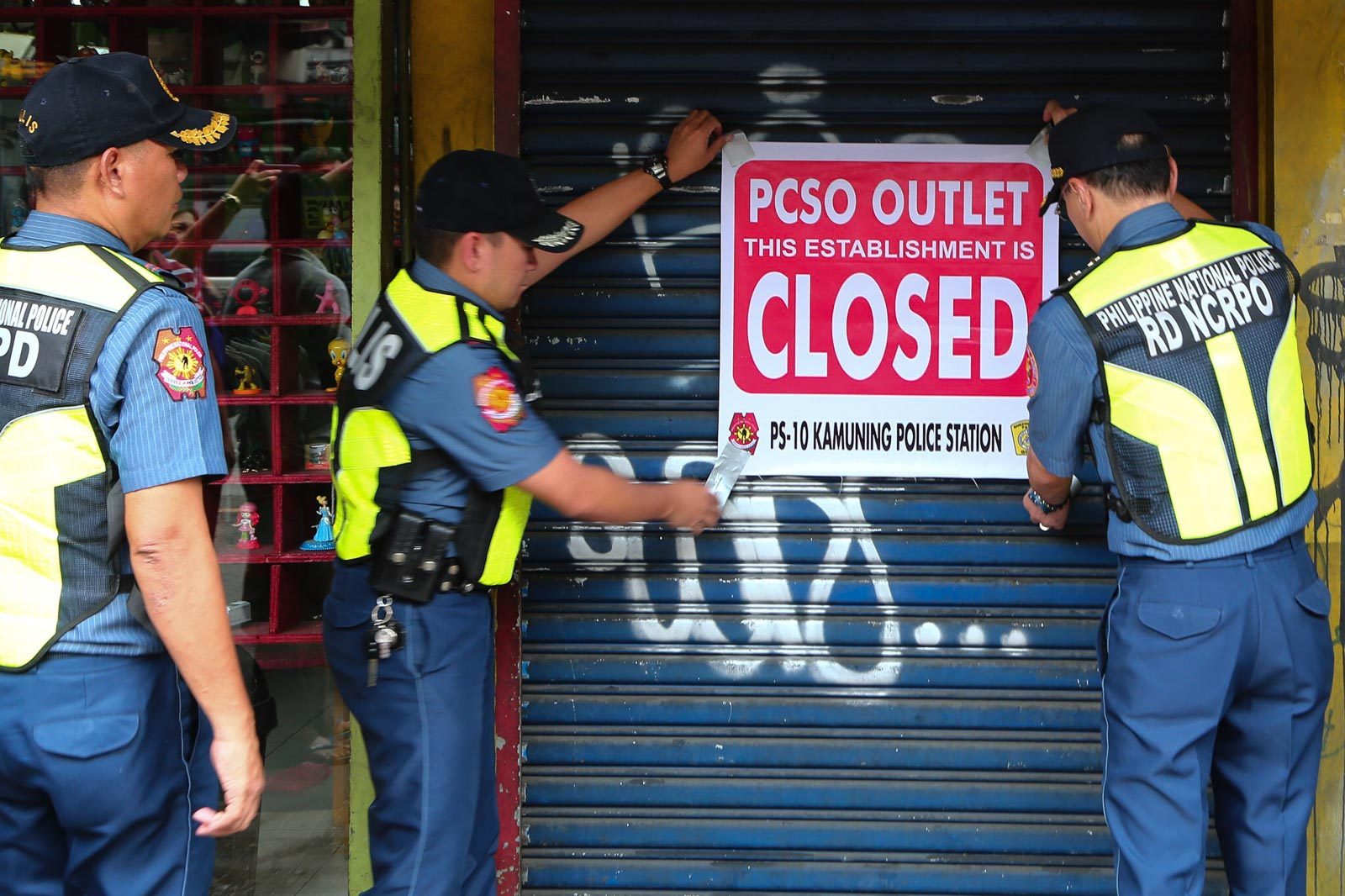 Duterte verbal order enough for PCSO closures, arrests – PNP