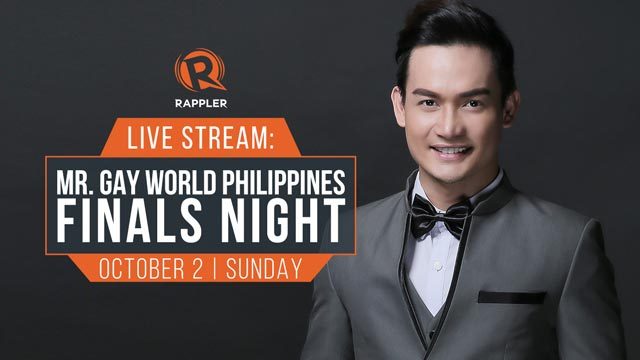 LIVE STREAM: Mr Gay World Philippines 2016 finals night