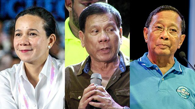 Poe, Duterte, Binay ‘tied’ for top spot – Laylo poll