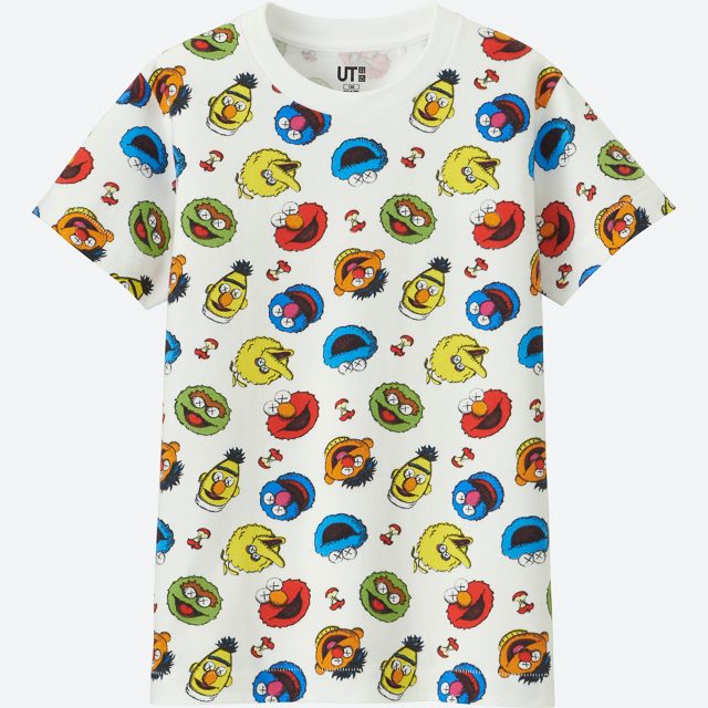 FOR KIDS. This design for Uniqlo's 'Sesame Street' collection with KAWS is available for kids.  