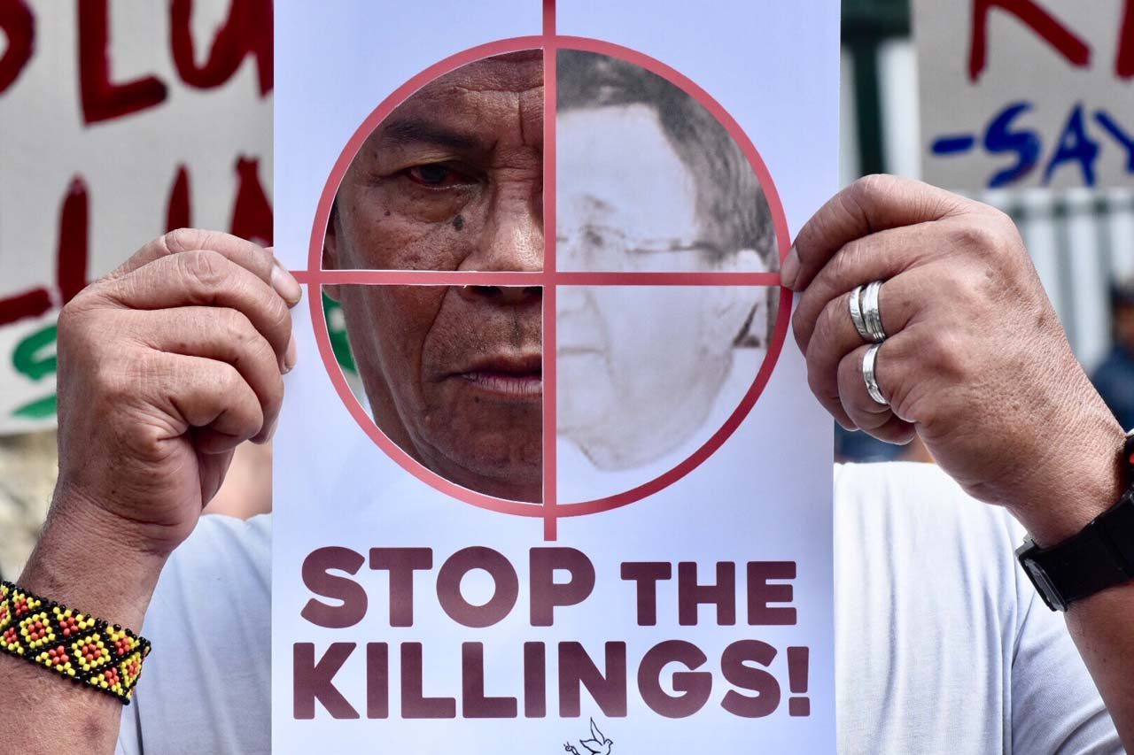 IN PHOTOS: Rights groups protest against ‘killing fields’ in Mindanao