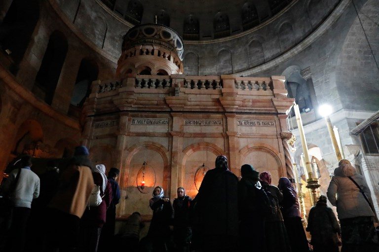 Church at Jesus’s traditional burial site reopens after protest