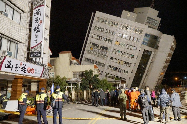Rescuers scour toppled buildings after Taiwan earthquake kills 7