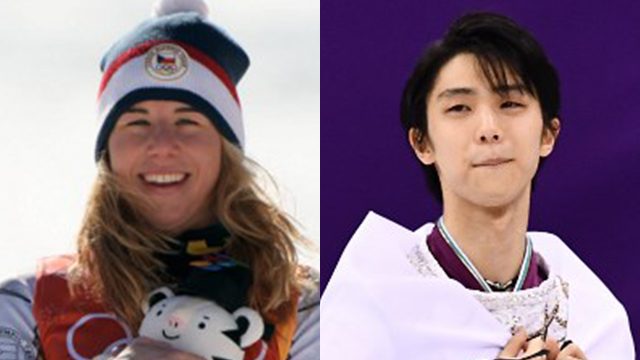 Hanyu defends Olympic title, snowboarder Ledecka pulls off ski shock