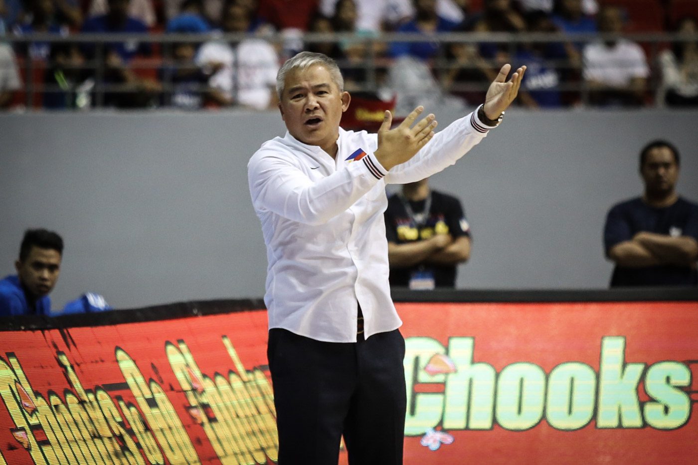 Chot Reyes clarifies ‘hit somebody’ comment before FIBA brawl