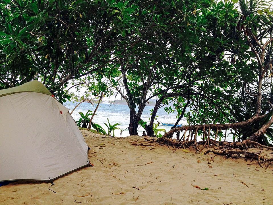 Matukad Island has a spacious campsite shaded with trees, plus direct access to the beach. Photo by Ramir G. Cambiado   