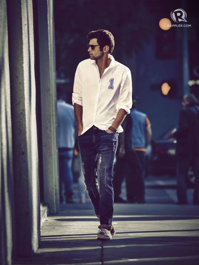 MOST SUCCESSFUL MODEL. Just strolling casually down the street. Photos courtesy of Penshoppe   