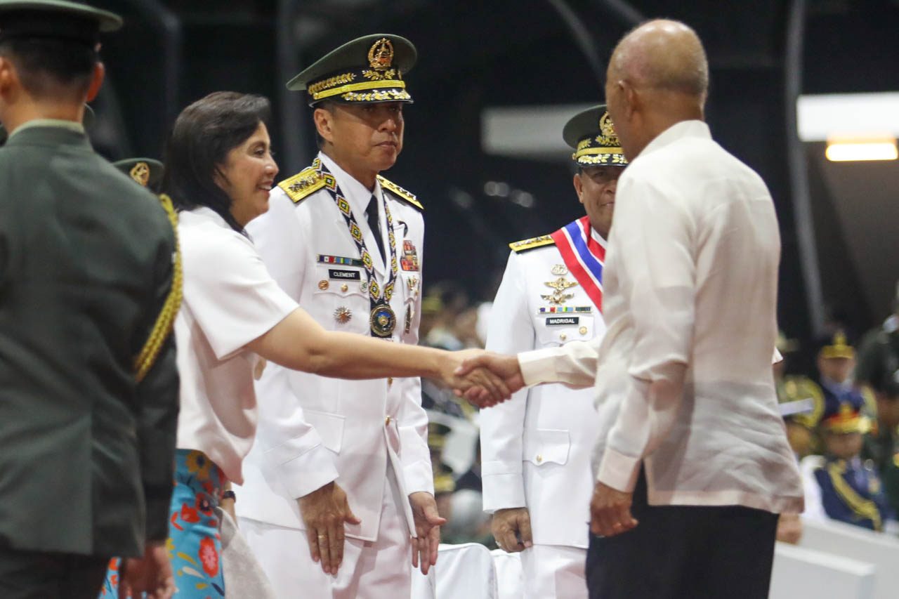 Duterte skips ceremony as Clement assumes AFP top post