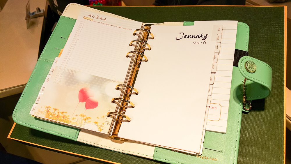 Webster's Pages planner, P1775 from Scribe. Photo by Paolo Abad/Rappler 