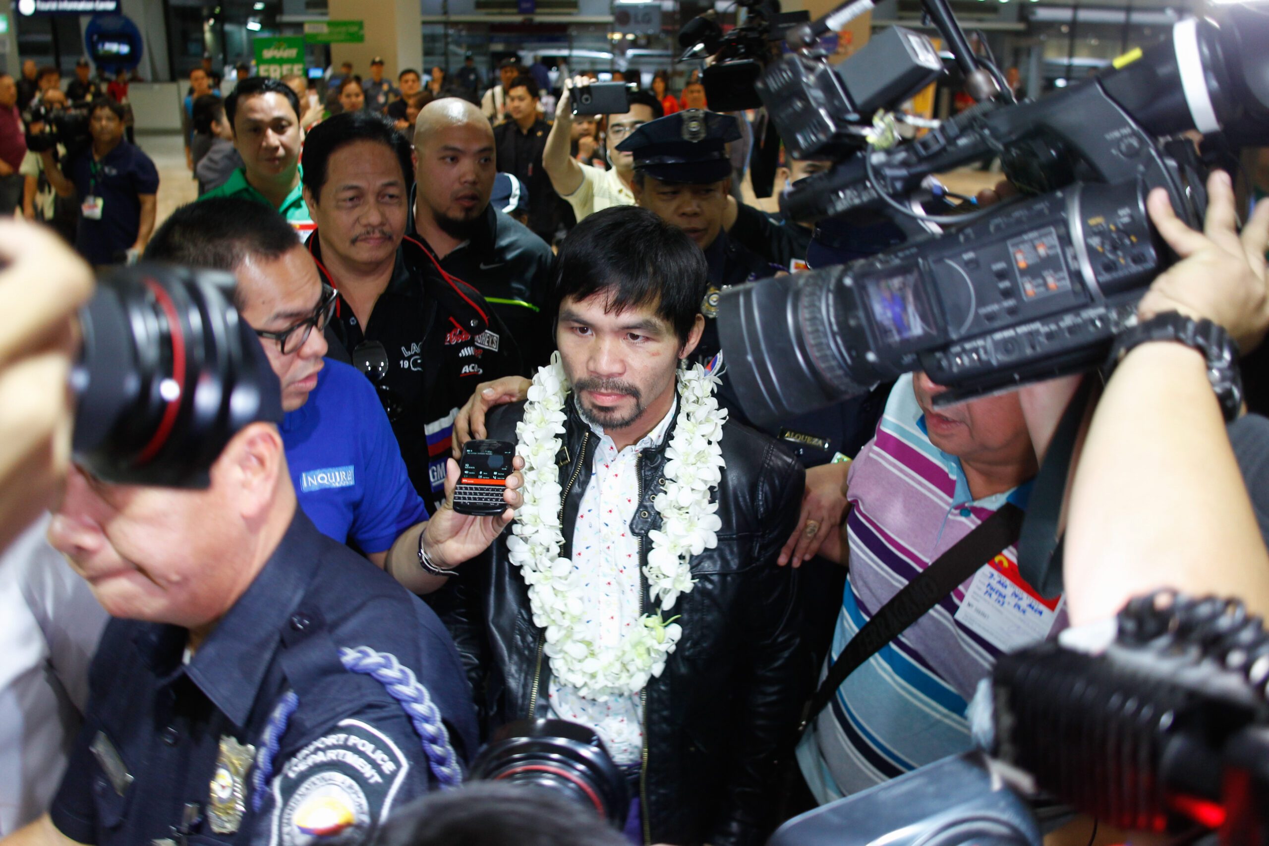 IN PHOTOS: Manny Pacquiao returns home after Bradley win